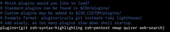 zsh plugins